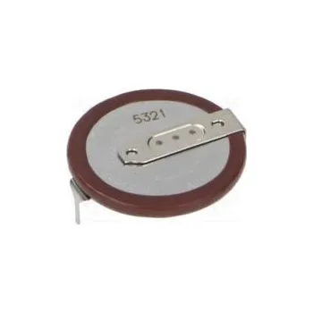 Článková baterie Akum Li VL2020 3V 20mAh 2pin,do plošného spoje Ø20x2,7mm