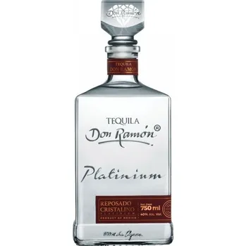 Tequila Don Ramón Platinium Reposado Cristalino 35% 0.7l ( holá láhev )