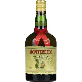Rum MONTEBELLO VIEUX 8 42% 0,7l (holá láhev)