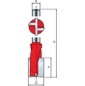 Fréza Stopková fréza zavrtávací FREUD 17-10208 D=18 h=18 A= 8