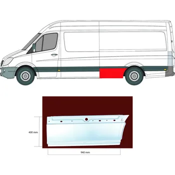 Blatník karosérie KLOKKERHOLM Boční stěna KK 3547562