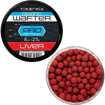 Návnadová surovina TIMÁR MIX - Wafters Oozing Pro Method 8 mm 25 g Játra