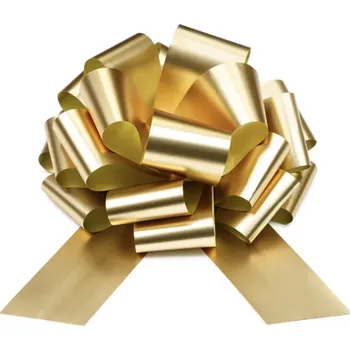 Party dekorace PartyDeco Dekorační mašle zlatá 40 cm