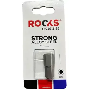 Nářadí pro automobil ROOKS Bit 10 mm 3/8" Hex12 RKS OK-07.3166