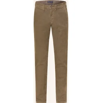 Pánské kalhoty Strokesman's Pánské Manšestrové Chino Kalhoty Slim Fit,...