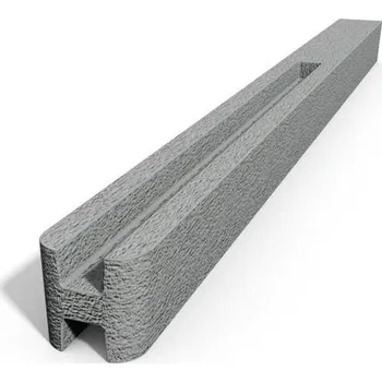 Plotový sloupek Betonový sloupek hladký průběžný přírodní 1750mm (nadzemní výška)