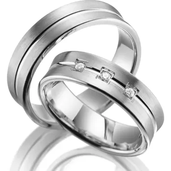 Prsten Snubní prsteny stříbro 925 zirkon SP-SI-004