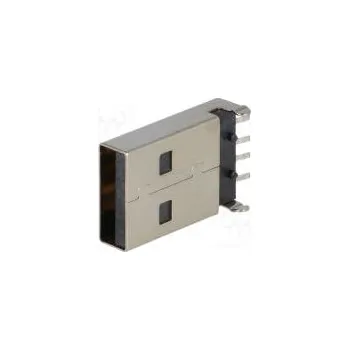 Datový kabel Zástrčka USB A na PCB SMT PIN 4 vodorovné V USB 2.0