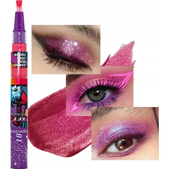 Oční stíny Perleťové tekuté oční stíny s aplikátorem TFT #18