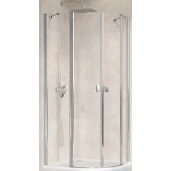 RAVAK CHROME CSKK4 90 sprchový kout 90x90 cm, R500, křídlové dveře, lesk/sklo transparent