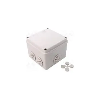 Elektroinstalační krabice Kryt propojovací krabice X 100mm Y 100mm Z 80mm na omítku