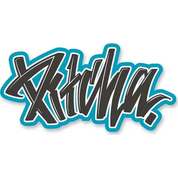 Polep vozidla PITCHA nálepka LOGO black/emerald - M