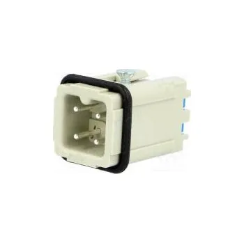 Konektor Konektor HAN vidlice Quick Lock PIN 4 3+PE velikost 3A 10A