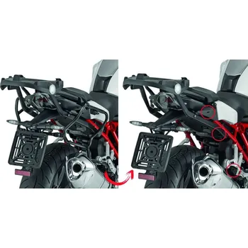 Zavazadlo na motocykl GIVI PLXR5117 trubkový nosič BMW R 1200 R/RS (15-18), R 1250 R/RS (19-25) jen pro V 35/V 37