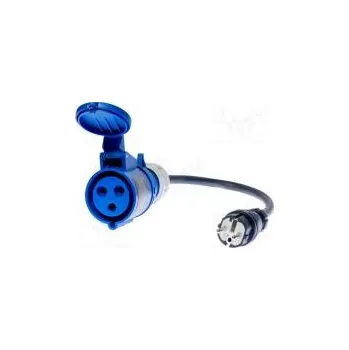 Elektrická zásuvka Adaptér jednofázových zásuvek 32A vidlice EU 265V IP40