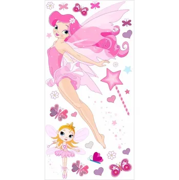Samolepící dekorace Víla a malá víla (30) samolepka na zeď - S