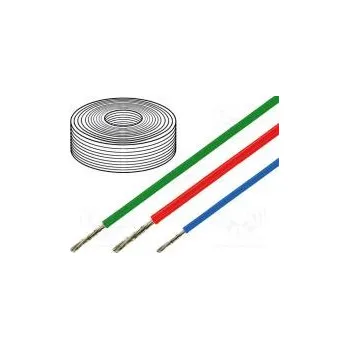 elektrický kabel Vodič SiF lanko Cu 0,75mm2 silikon černá -60÷180°C 300/500V
