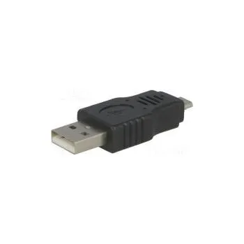 Datový kabel Adaptér USB 2.0 USB A vidlice, USB B micro vidlice niklovaný