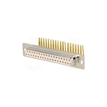 Elektroinstalační materiál D-Sub PIN 37 zásuvka zásuvka bez krytu,standard 9,4mm THT