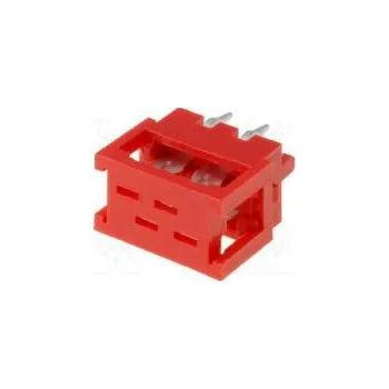 Elektrický konektor Kabel-pl.spoj redukce PIN 4 IDC,THT na PCB,na plochý kabel