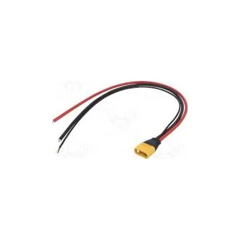 Auto elektroinstalace Zástrčka napájecí DC AS150U vidlice PIN 6 s vodiči na kabel