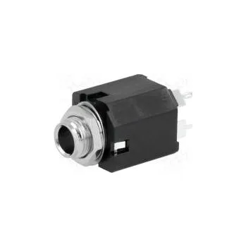 Elektrická zásuvka Zásuvka Jack 6,35mm zásuvka mono s vypínačem přímý do panelu