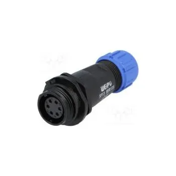 Auto elektroinstalace Zástrčka zásuvka SP13 PIN 6 IP68 4÷6,5mm 5A pájení na kabel