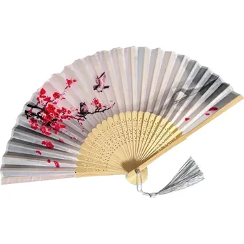 Karnevalový doplněk Gaira® Vějíř V8034, Barva světle růžová