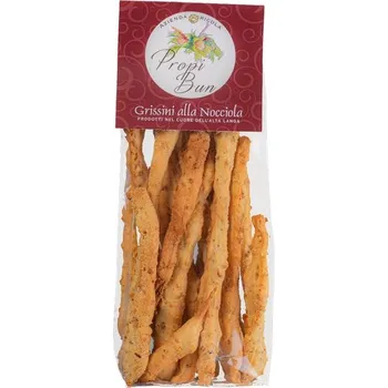 Itálie - PROPI BUN Grissini s oříšky Nocciola Piemonte 220g