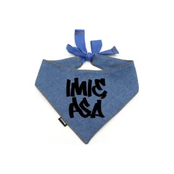 Nákrčník Nákrčník Denim s jménem psa Psiakrew, hip hop styl, velikost L