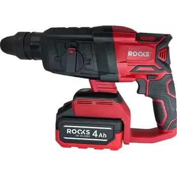Pneumatické kladivo ROOKS Aku vrtací kladivo SDS-Plus 20V 1,5 j 4 Ah RKS OK-03.4339