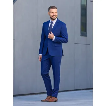 FERATT Pánský oblek VIGOM modrý Velikost: 182/50