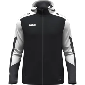 Pánská casual bunda Bunda s kapucí JAKO DYNAMIC černá pánské/dámské Velikost: 3XL