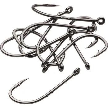 Rybářský háček Kinetic Háčky Baitholder Single Hook Black 10ks Počet kusů: 10ks, Velikost háčku: #2