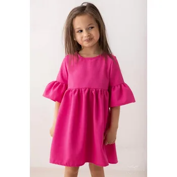 Dívčí šaty Dívčí boho šaty ružové - Lily Grey 110 / 5 let
