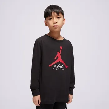 Jordan Tričko Jdb Baseline Flight Ls Tee Boy Černá 163 - 175 Cm