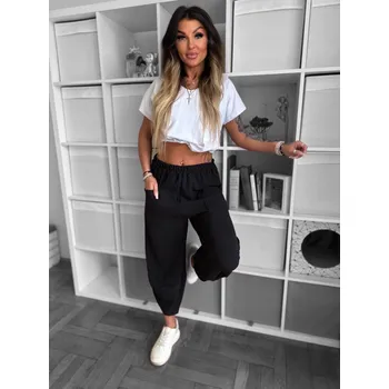 Dámské kalhoty Lehké kalhoty SÁGIL černé Velikost: UNI: XS - L