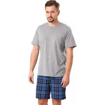 Pánské pyžamo Hotberg Pánské pyžamo OREST - šedé Velikost: XL