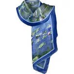 Hedvábná šála Waterlilies 40x160cm, Claude Monet