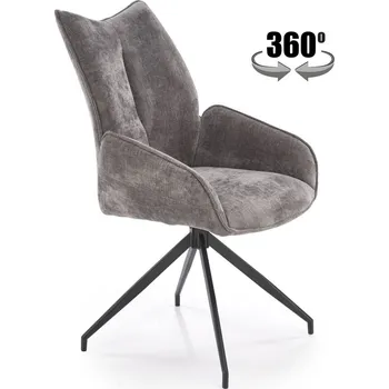 Jídelní židle Jídelní otočná židle REGIS šedá