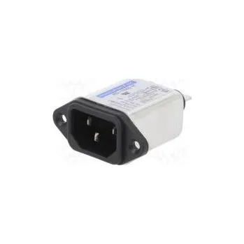 Elektrická zásuvka Konektor napájecí AC zásuvka vidlice 10A 250VAC IEC 60320