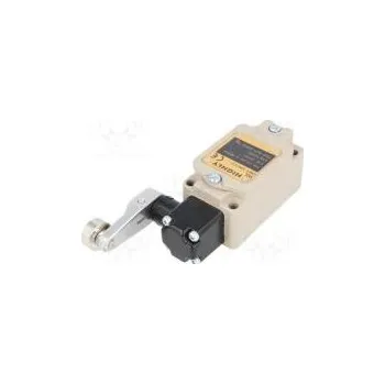 Switch Limit switch lever R 38mm, metal roller Ø17,5mm NO + NC 10A