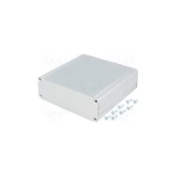 Rozvaděč Kryt s panelem AKG X 105mm Y 100mm Z 34mm hliník šedá