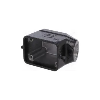 Síťový konektor Kryt pro konektory HDC Han velikost 6B do panelu na západku