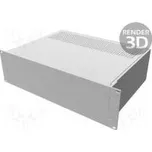 Kryt 19" standardně 3U Mat.těl hliník Y 330mm X 422mm