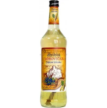 Pálenka Spišská Borovička Dubové dřevo 40% 0,7 l (holá láhev)