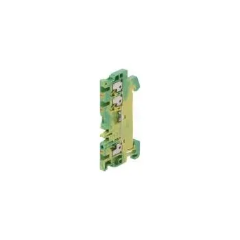 Svorka na lištu 1,5mm2 póly 1 svorky 3 žluto-zelená wemid