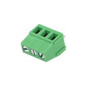 Svorkovnice do plošného spoje úhlový 5mm póly 3 na PCB 18A