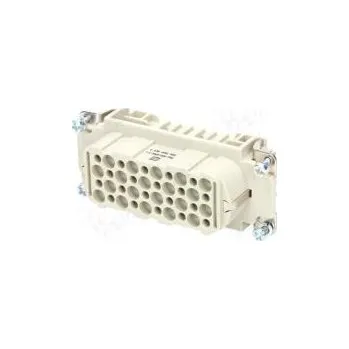 Síťový konektor Konektor hranatý zásuvka Han D HMC PIN 40 velikost 16B 250V