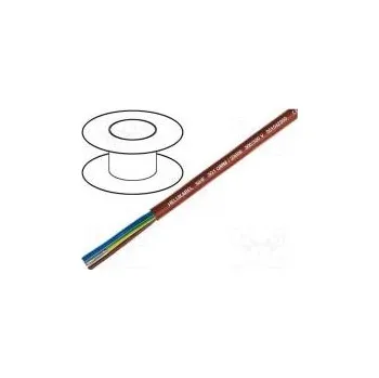 Elektroinstalační materiál Vodič SiHF Cu lanko 4G25mm2 silikonový kaučuk hnědo-červená
